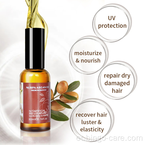 Anti UV Moisture Repairing Argan Oil Juukseõli